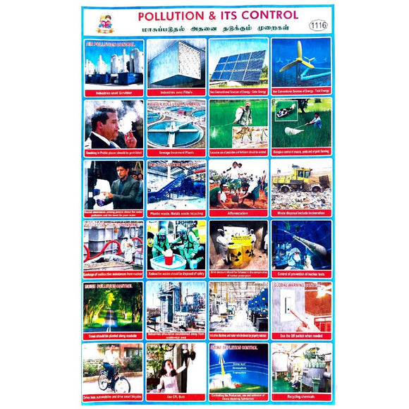 Pollution & Its Control School Project Chart Stickers