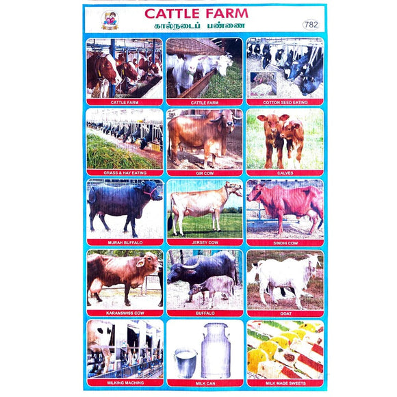 Cattle Form School Project Chart Stickers