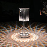Crystal Table Lamp With USB Charging Light For Bedroom / Livingroom