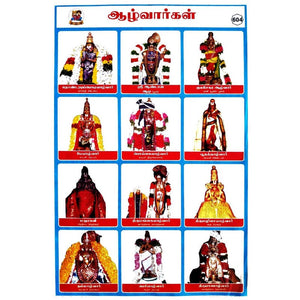 ஆழ்வார்கள் School Project Chart Stickers