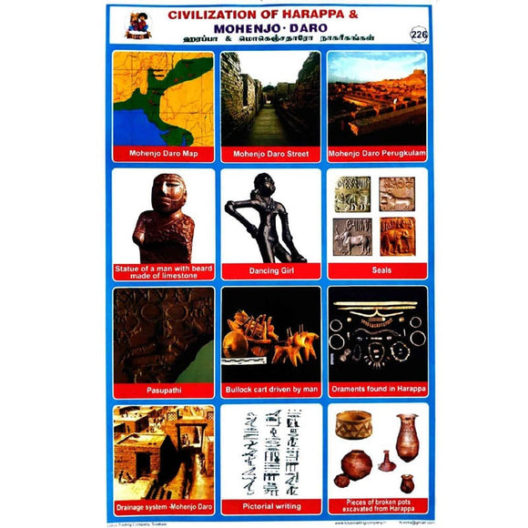 Civilization Of Harappa & Mohenjo - Daro School Project Chart Stickers