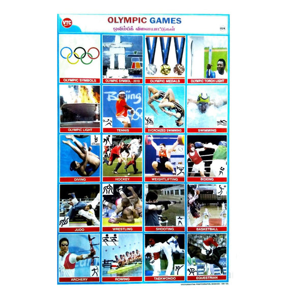 Olympic Games  School Project Chart Stickers
