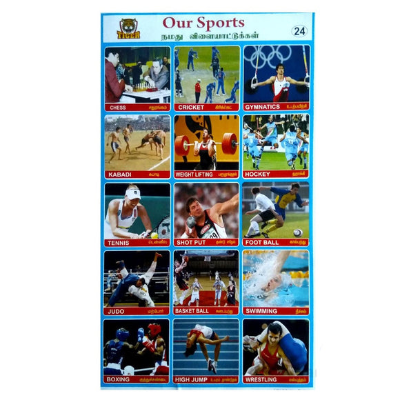 our sports SchoolOur Sports  School Project Chart Stickers Project Chart Stickers