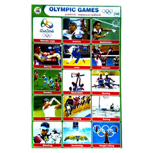 Olympic Games  School Project Chart Stickers