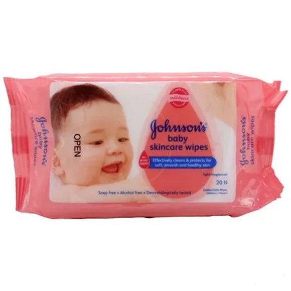 Johnson's Baby  Skin Care Wipes (20's) 