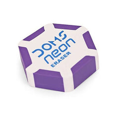 Doms Neon Hex Dust Free Eraser