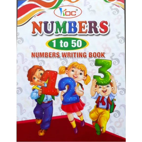 Number Writing Book 1 to 50