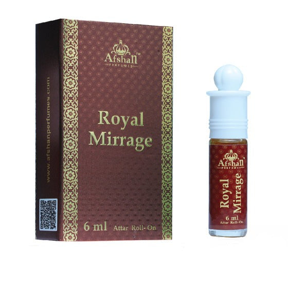 Afshan Royal Mirage Perfume Long Lasting Fragrance For Men & Women - 6 ml