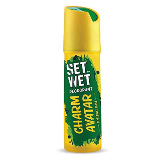Set Wet Charm Avatar Deodorant & Body Spray Perfume For Men - 150 ml