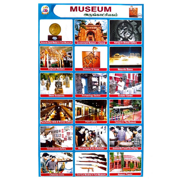 Museum School Project Chart Stickers