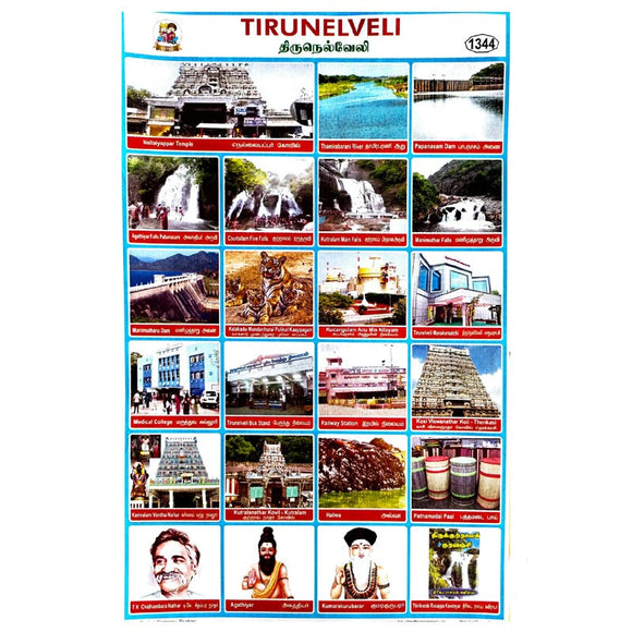 Tirunelveli School Project Chart Stickers