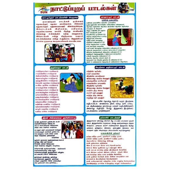 Naattupura paadalgal School Project Chart Stickers