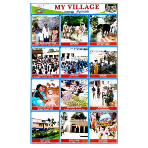 My Village School Project Chart Stickers
