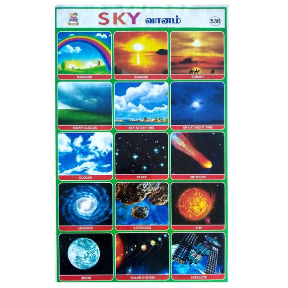 Sky School Project Chart Stickers