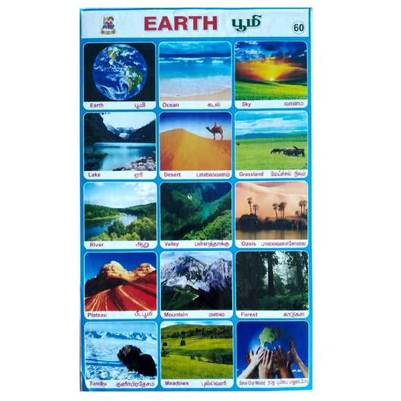 Earth School Project Chart Stickers