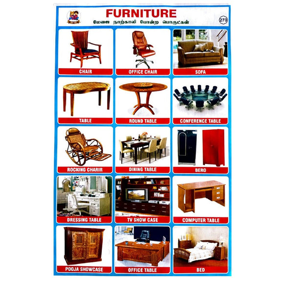 Furniture School Project Chart Stickers