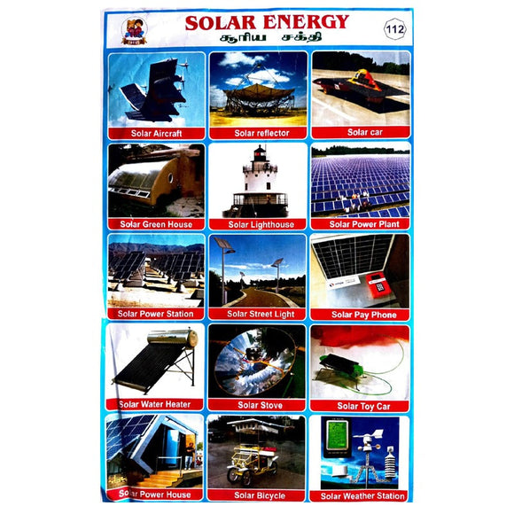 Solar Energy School Project Chart Stickers