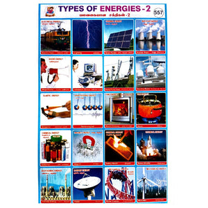 Types Of Energies-2 School Project Chart Stickers