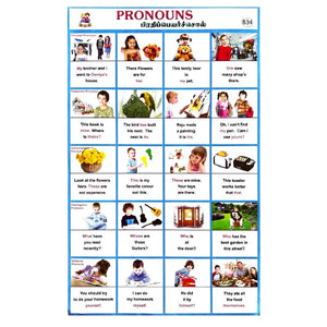Pronouns School Project Chart Stickers