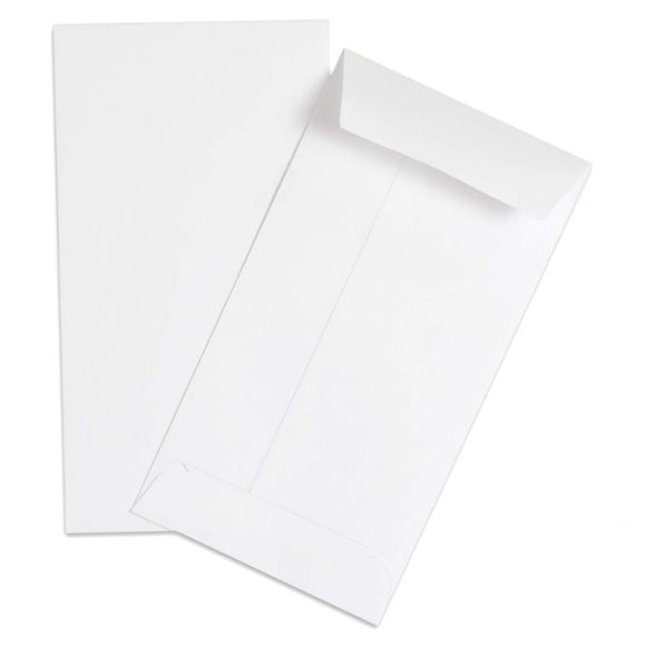 Envelope Cover 10.5 x 4.5 Inches 50 Pcs - White