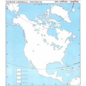 North America Outline Map