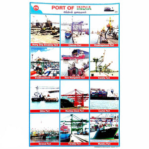 Port of India School Project Chart Stickers