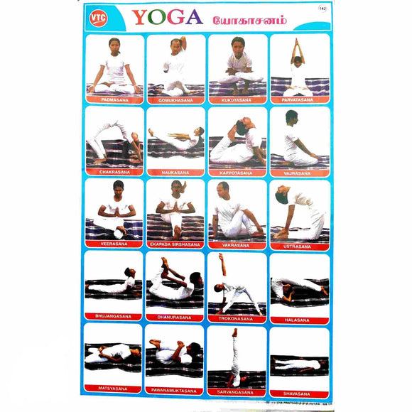 Yoga School Project Chart Stickers