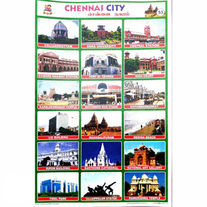 Chennai City School Project Chart Stickers