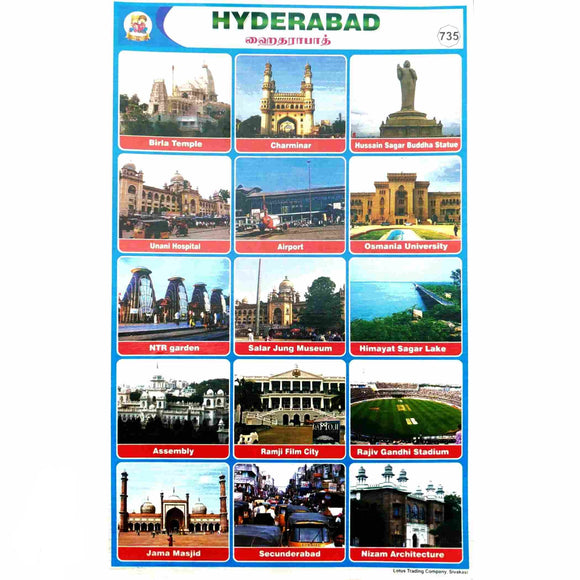 Hyderabad School Project Chart Stickers