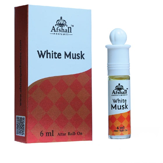 Afshan White Musk Perfume Long Lasting Fragrance For Men & Women - 6 ml