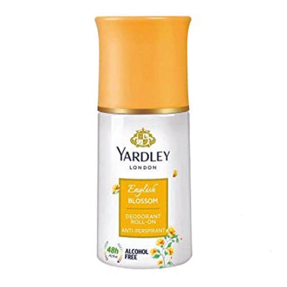 Yardley London English Blossom Anti Perspirant Deodorant Roll On for Women - 50 ml
