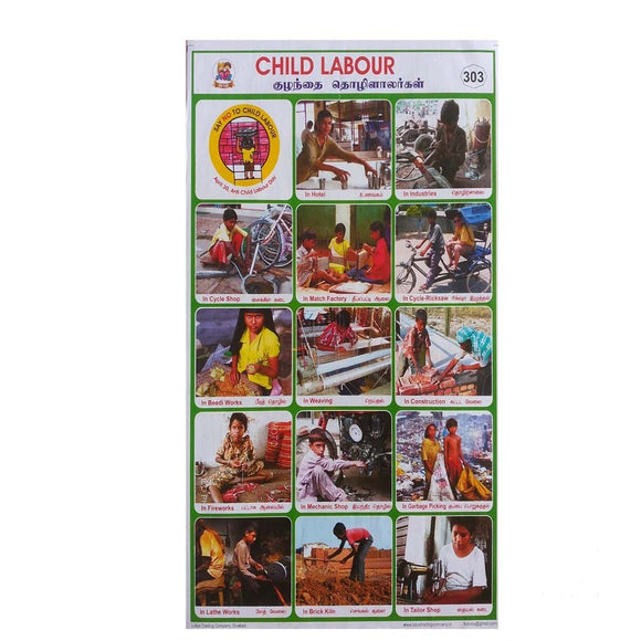 Child Labour School Project Chart Stickers