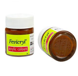 Fevicryl Acrylic Colours Brown- 15 ml