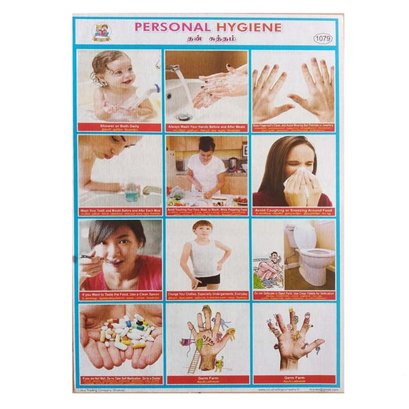 Personal Hygiene School Project Chart Stickers