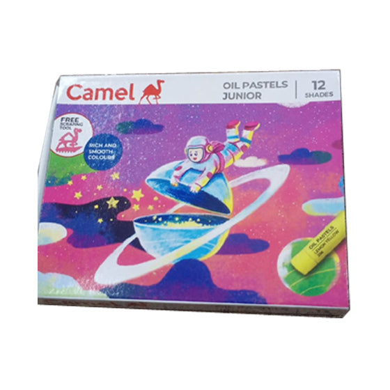 Camel Oil Pastels Crayons Junior 12 Shades