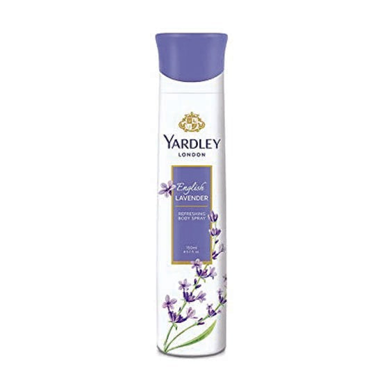 Yardley London English Lavender Refreshing Deodorant Body Spray For Women - 150 ml